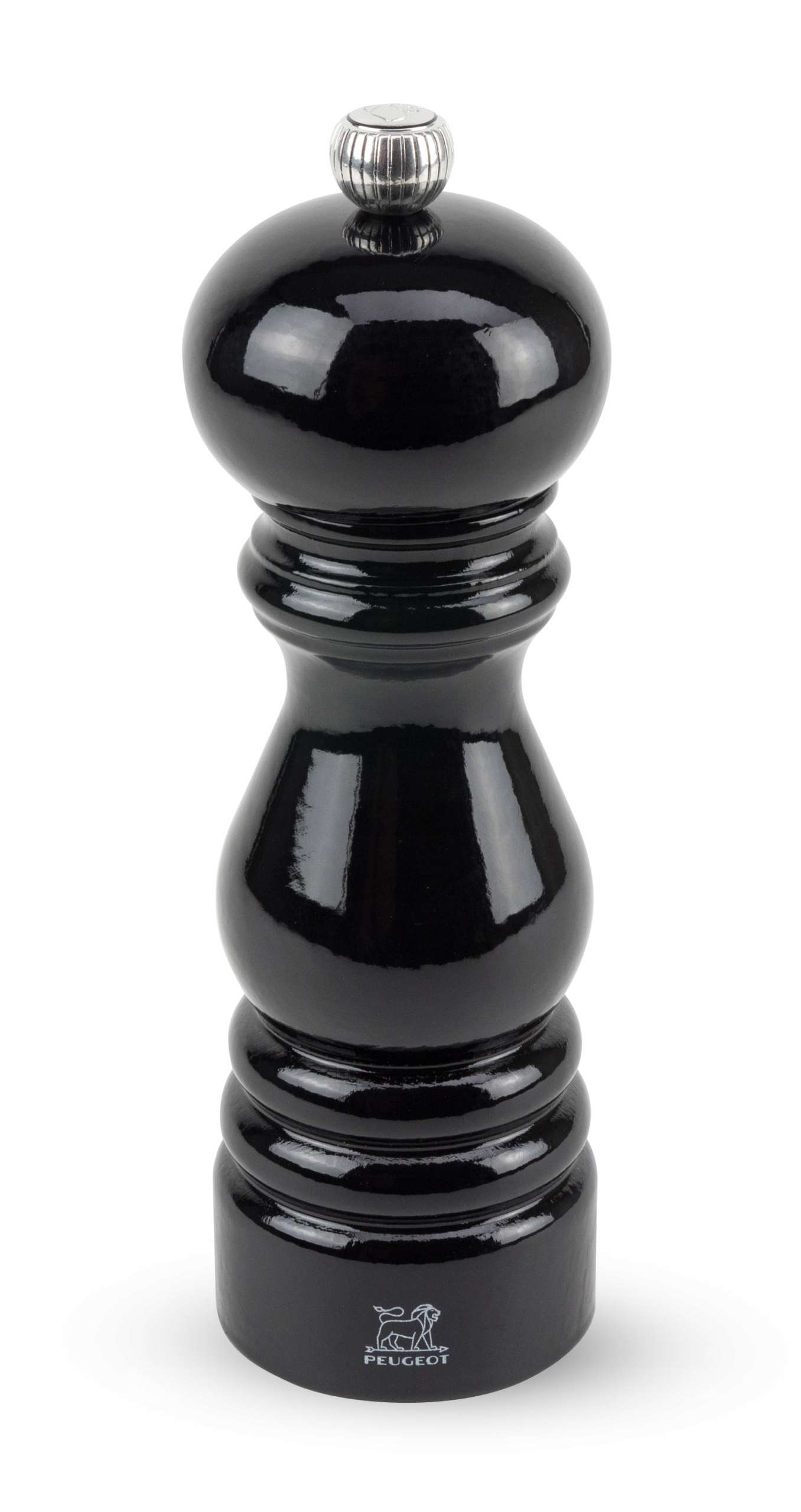 Peugeot Mlynček na korenie Paris 18 cm, čierny lak, čierny lak