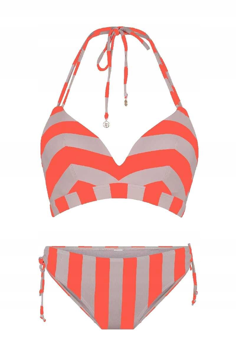 LingaDore 2-dílné plavky 7203 stripes print 70D