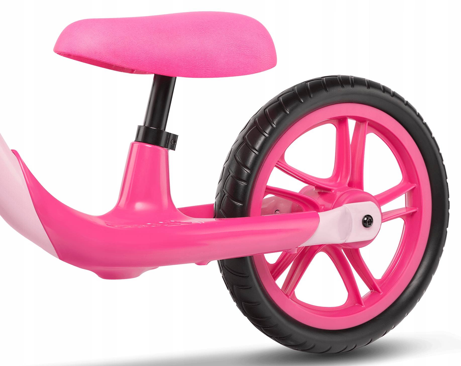 Rower biegowy Lionelo Alex 12" Biały, Różowy OPIS!! Kolor Biały Różowy