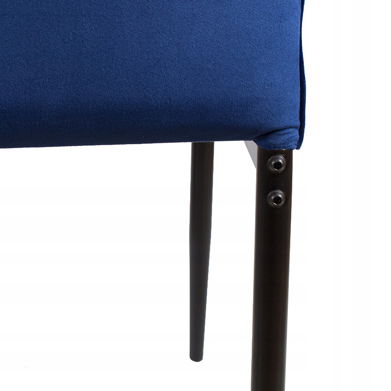 Krzesło welurowe klasyczne szare 704V Wysokość siedziska 46 cm