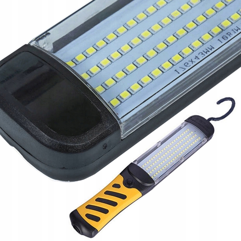 LATARKA WARSZTATOWA LED MOCNA LAMPA LAMPKA ROBOCZA + HAK KABEL MAGNES 230V Marka inna