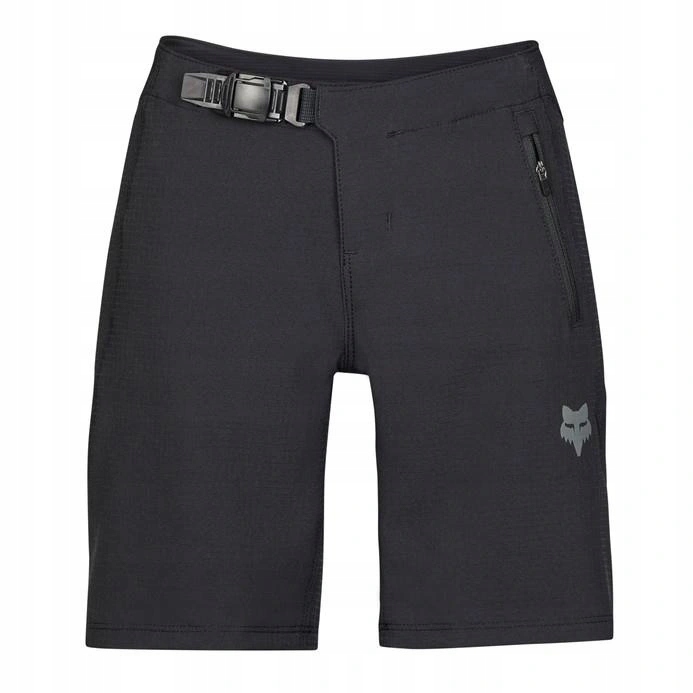 Spodenki rowerowe dziecięce Fox Junior Defend Black czarny