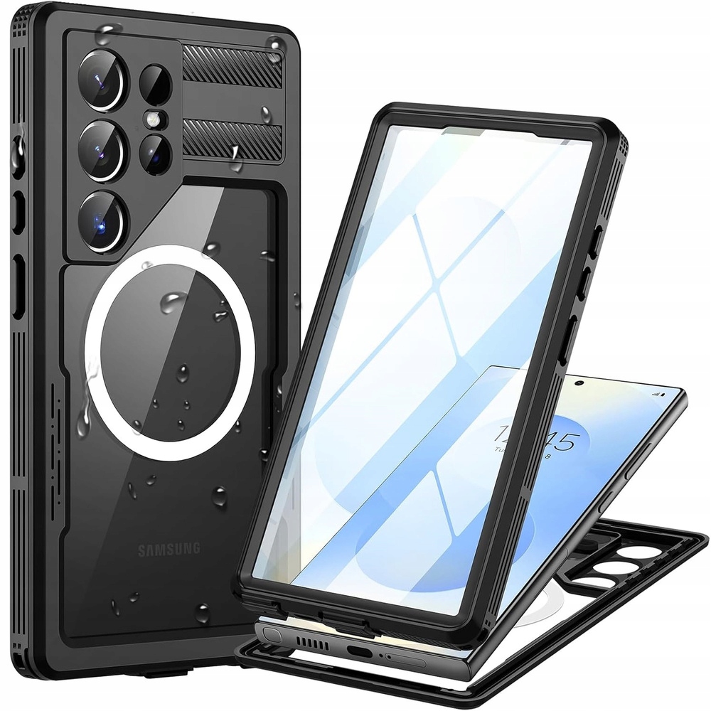Pouzdro 360 IP68 Pro Galaxy S25 Ultra Pancerne Magsafe Vodotěsné