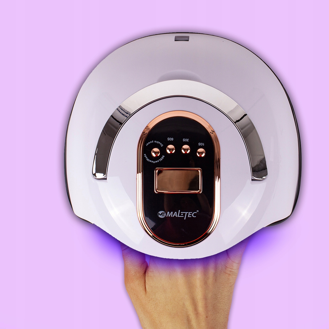 LAMPA DO PAZNOKCI MOCNA UV LED 168W MANICURE PEDICURE ŻELI HYBRYD Z UCHYTEM Kod producenta 109330