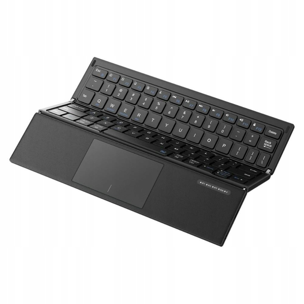 Skládací klávesnice s touchpadem Sodi ZO1T Tri-Fold Bluetooth černá
