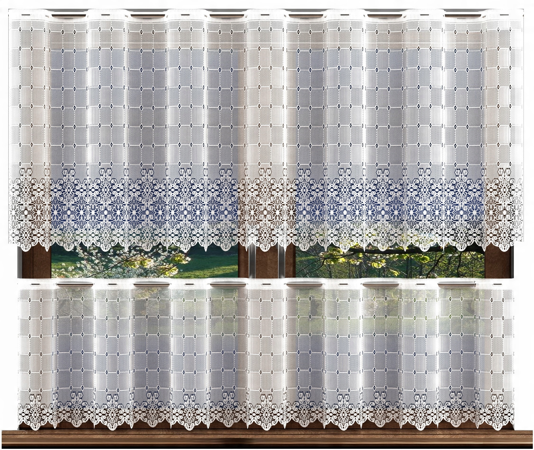 

Firana wzór 665d59 rozm. 100x100cm (z obszyciem)