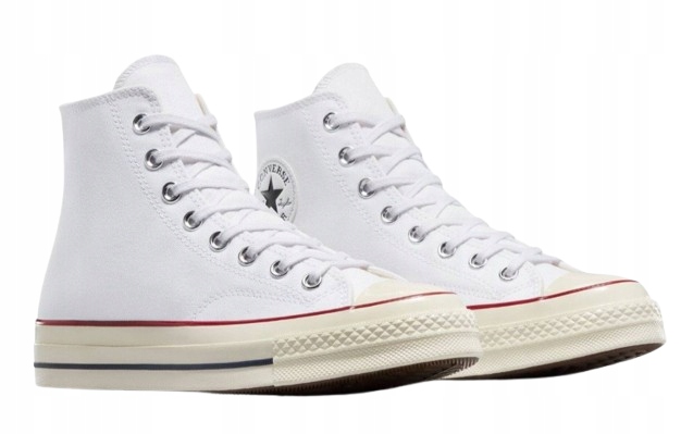 Converse Vysoké Bílé Tenisky S Černým Logem A Ecru Podrážkou 43 1_B