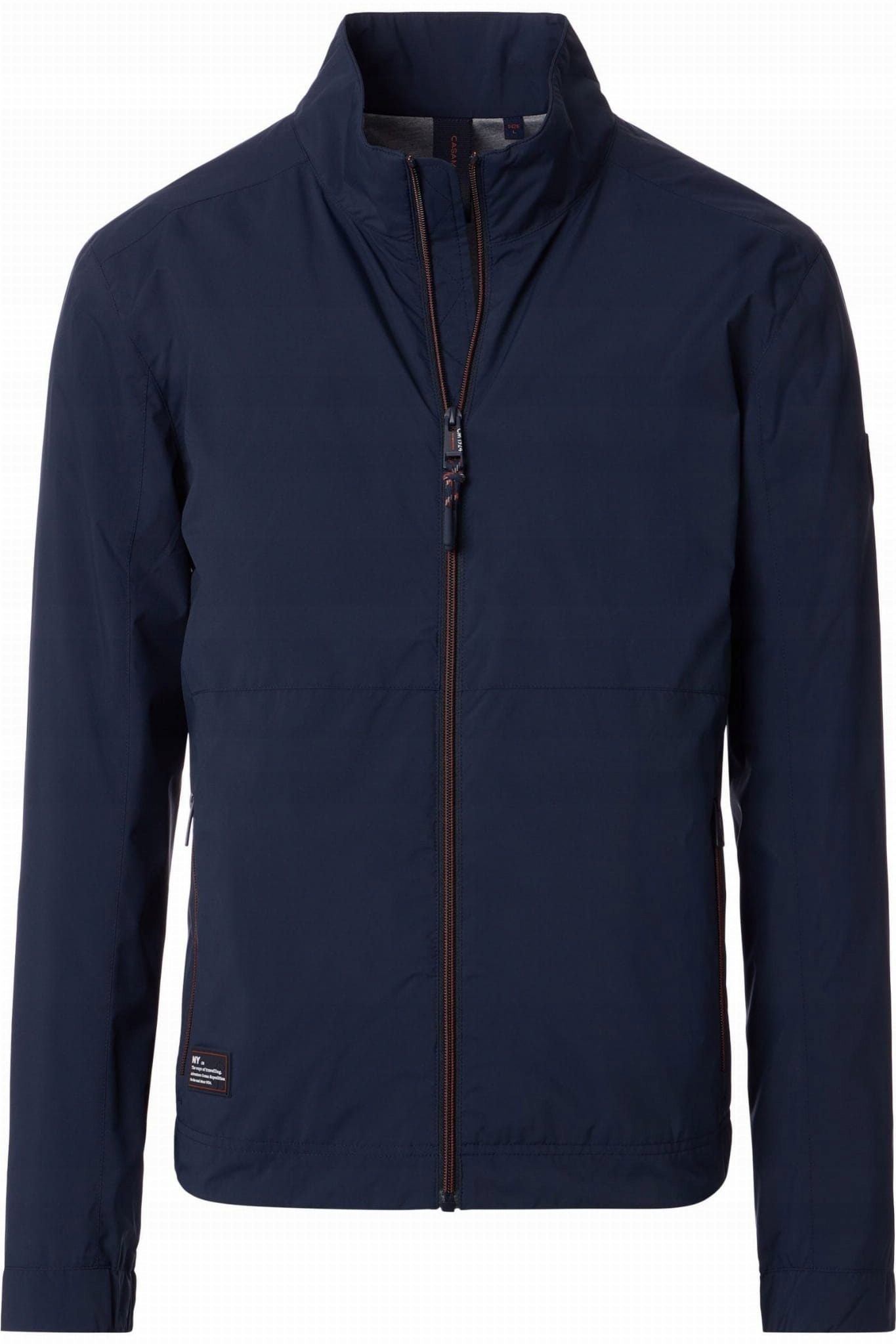 Pánská přechodová bunda Casamoda modré barvy, velká velikost, 6XL