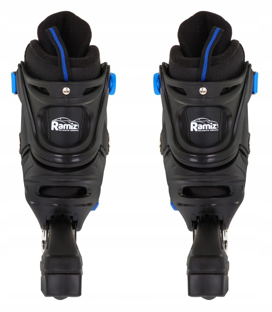 ŁYŻWOROLKI ROLKI ŁYŻWY WROTKI 4w1 34-38 REGULOWANE Kolor Czarny Różowy