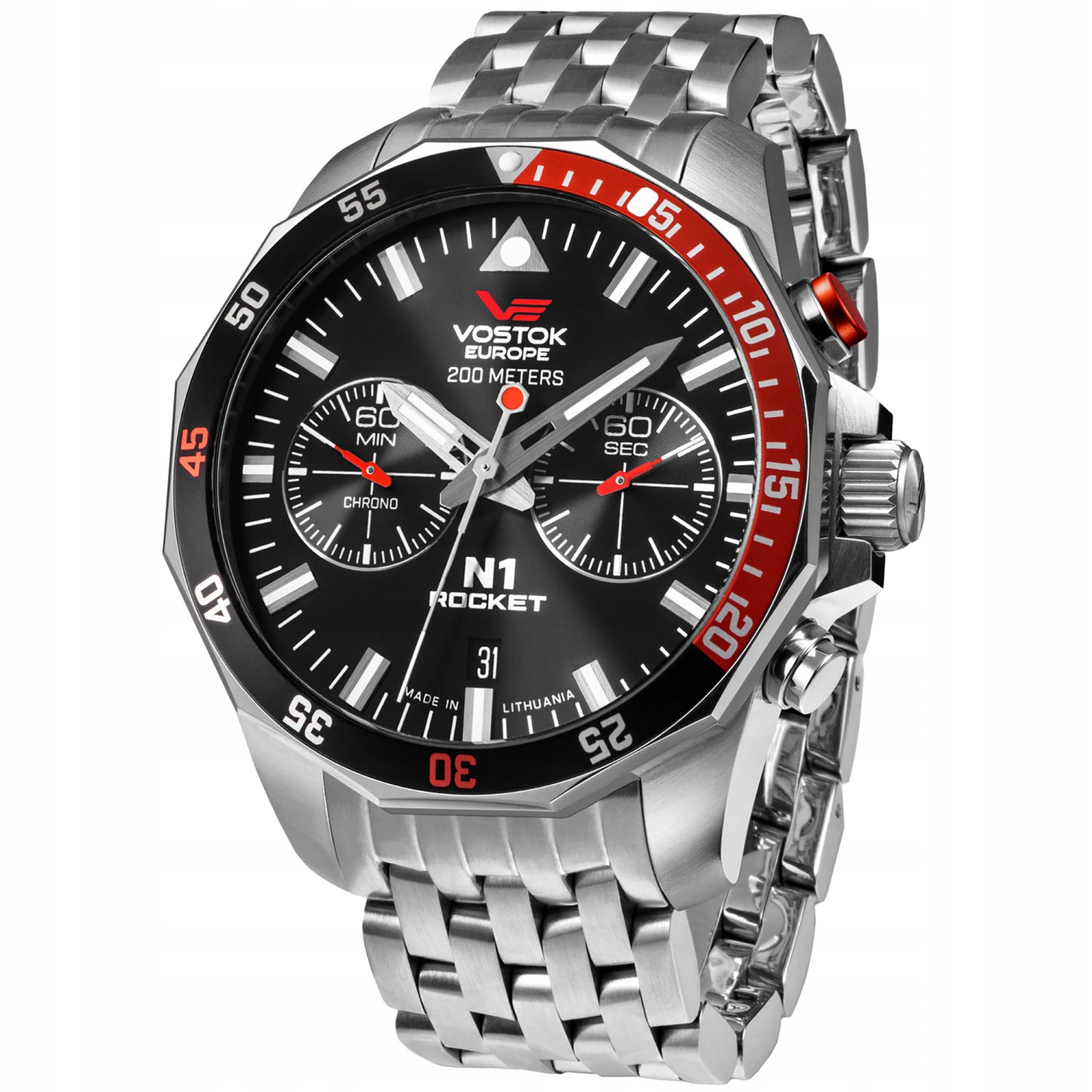 Pánské Hodinky Vostok Europe 6S21-225A707B stříbrné