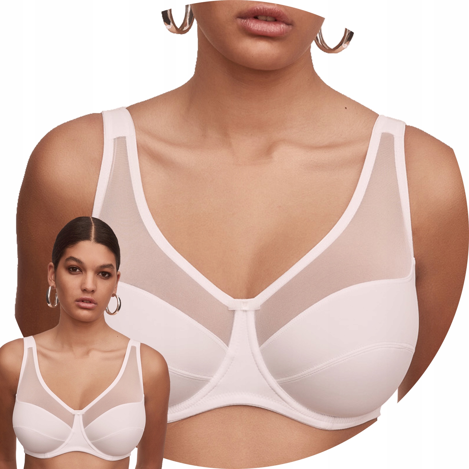 Alles Havana Biustonosz Miękki Soft biały 95C