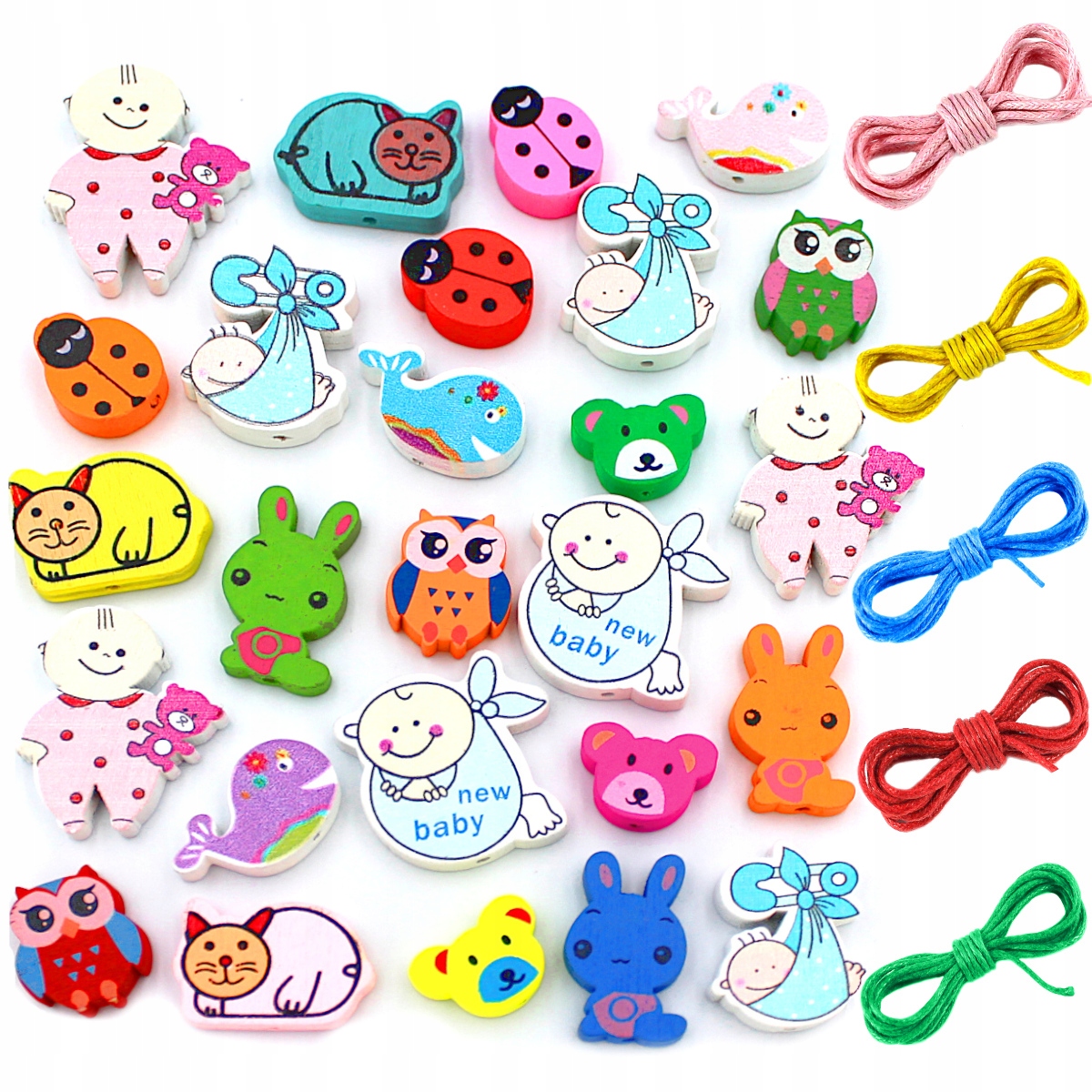 KREATYWNY ZESTAW KORALIKI DLA DZIECI NA ŚWIĘTA