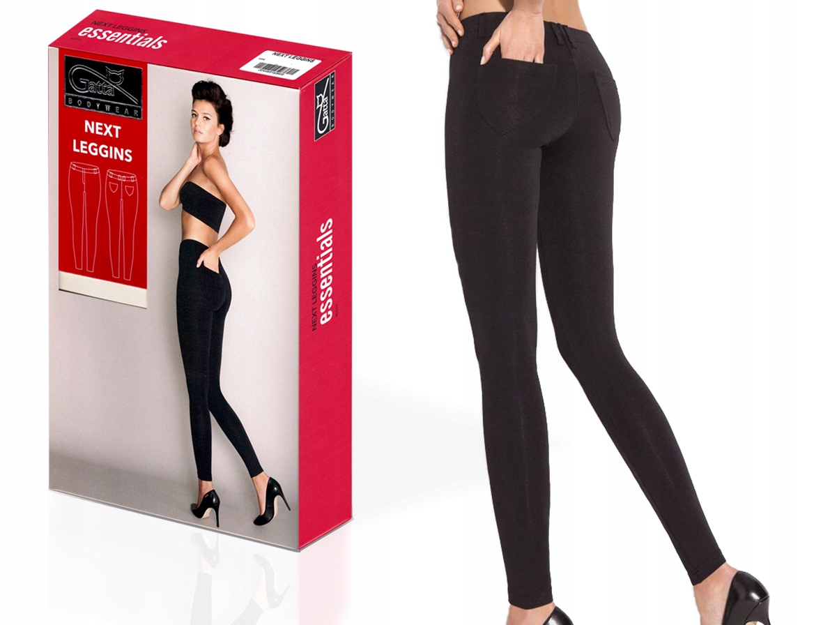 

Gatta Next Legginsy spodnie damskie, czarne, L