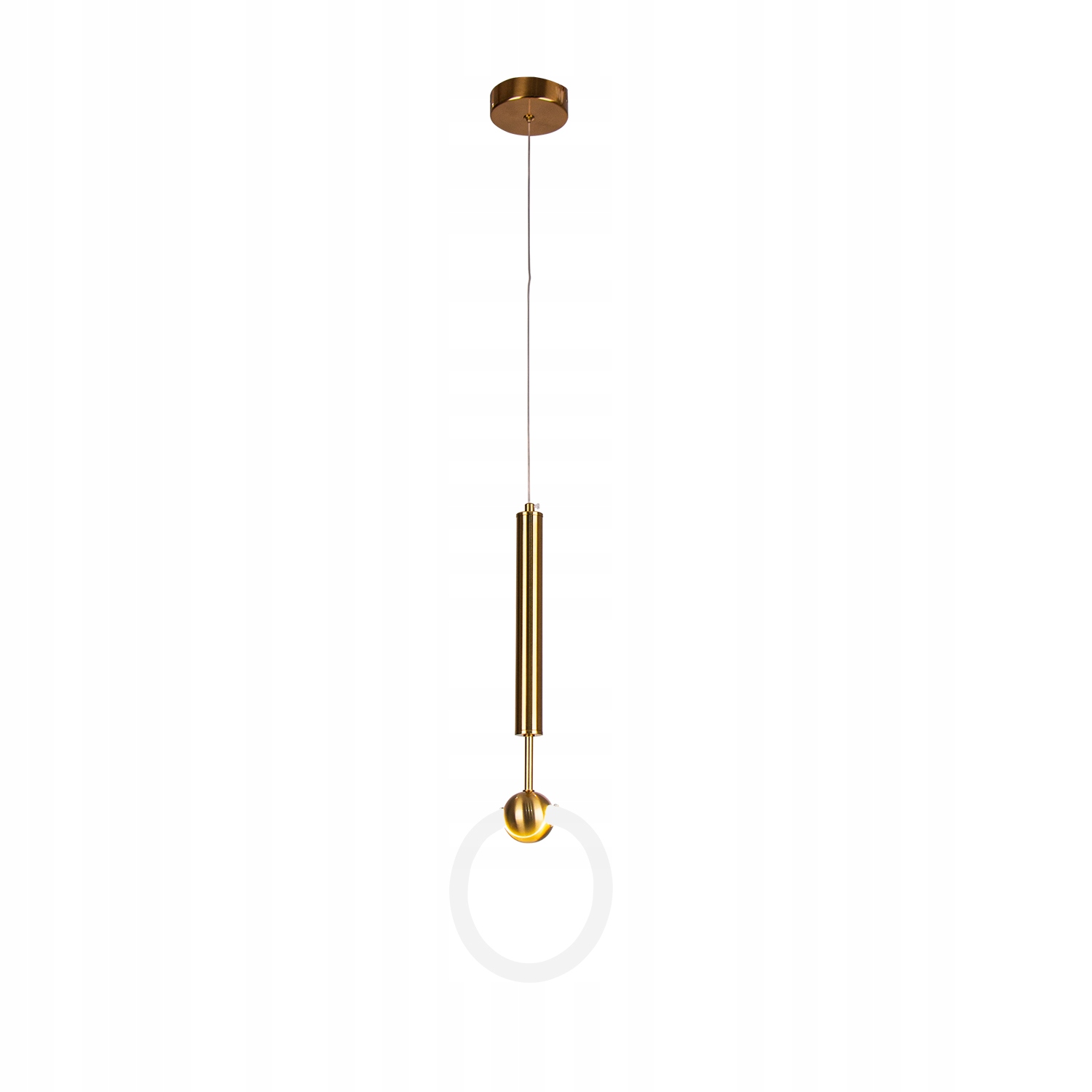 Nástěnné svítidlo Zlatá Led lampa Ring