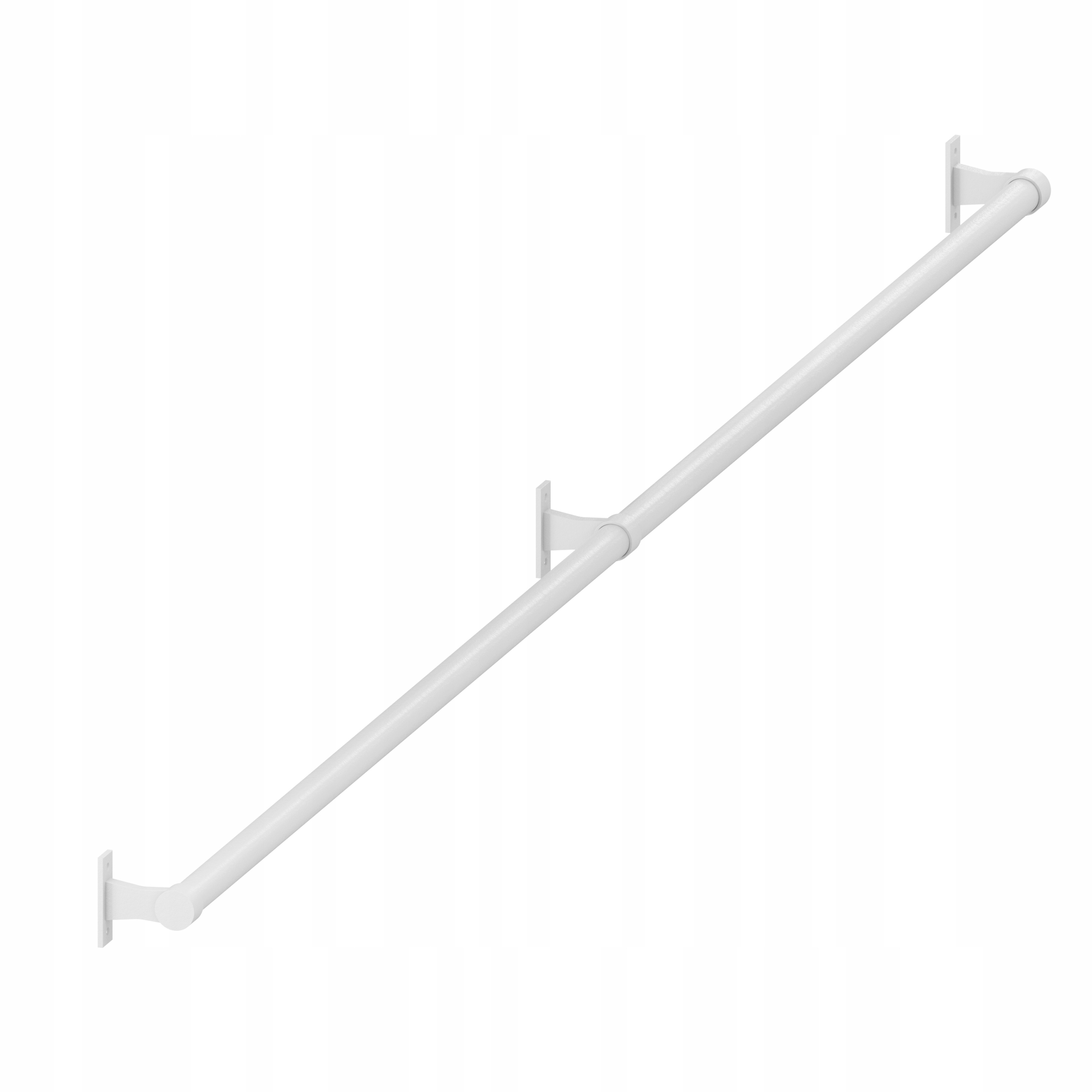 Schodišťové Zábradlí Na Schodiště Držák Bílý Mat 25 mm 200 cm Porto