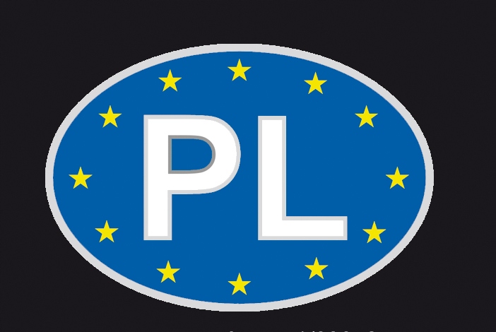 

Naklejka Na Samochód Pl W elipsie Ue