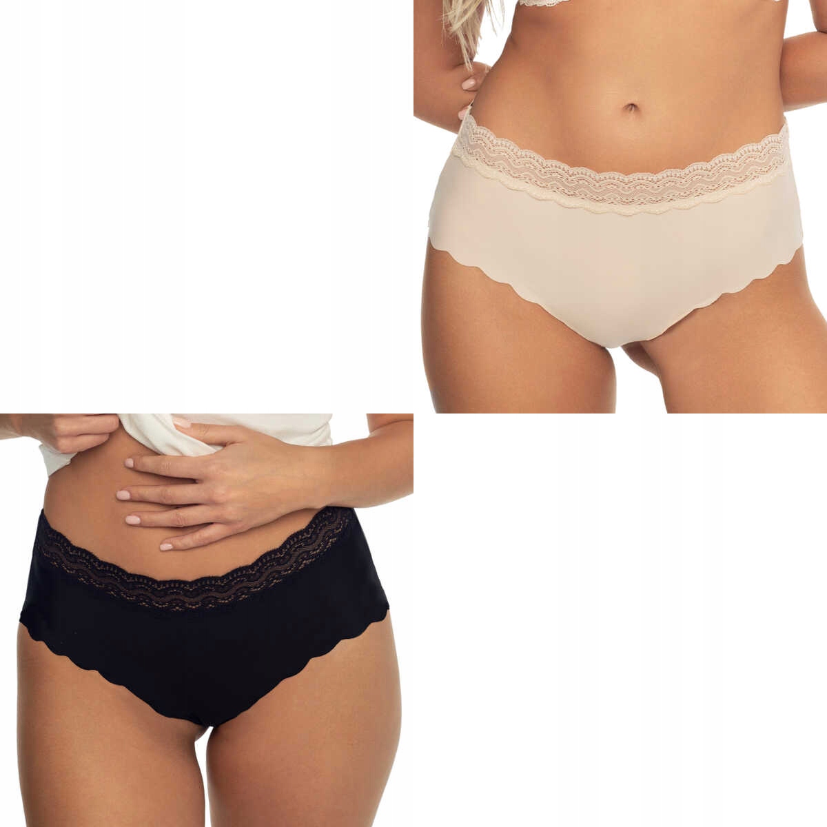 HENDERSON FIGI DAMSKIE POLLY 41614 2 szt. CZARNY-BEŻ