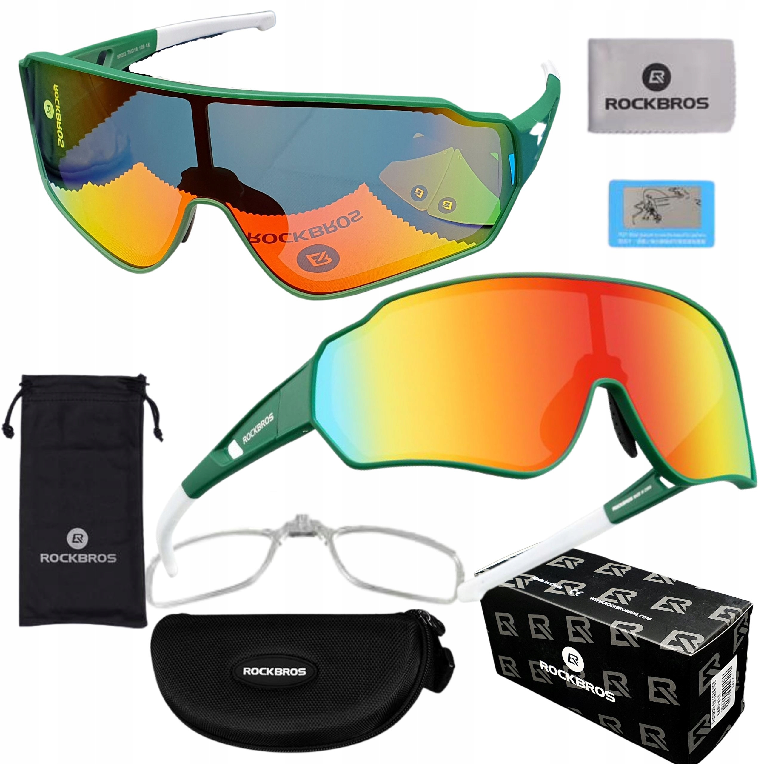 

Okulary Rockbros 10165 na rower szkła polaryzacja