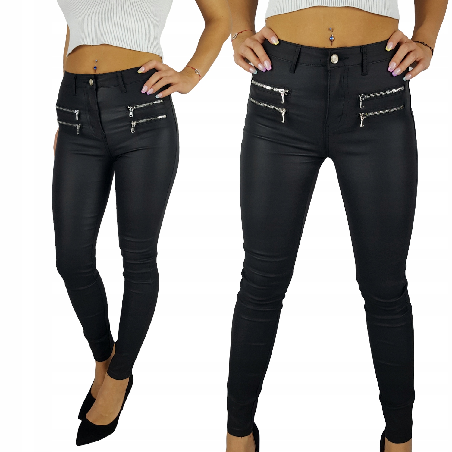 

Spodnie Modelujące Woskowane Push-up Plus Size
