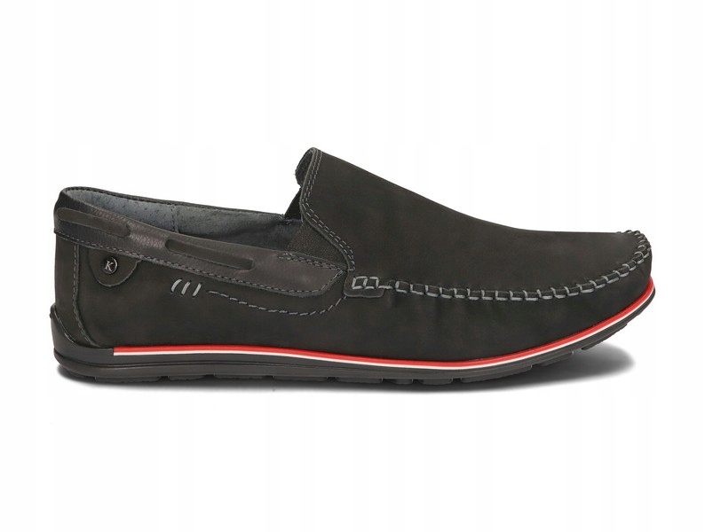 MOKASYNY BUTY MĘSKIE CASUAL SKÓRA K920 CZARNY 42 Marka Komodo