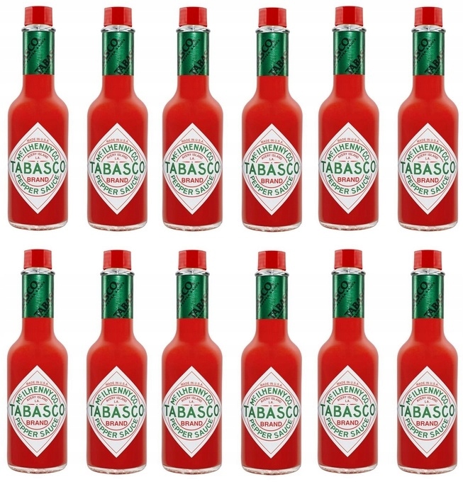 12x 60ml Tabasco Red ostry sos Karton