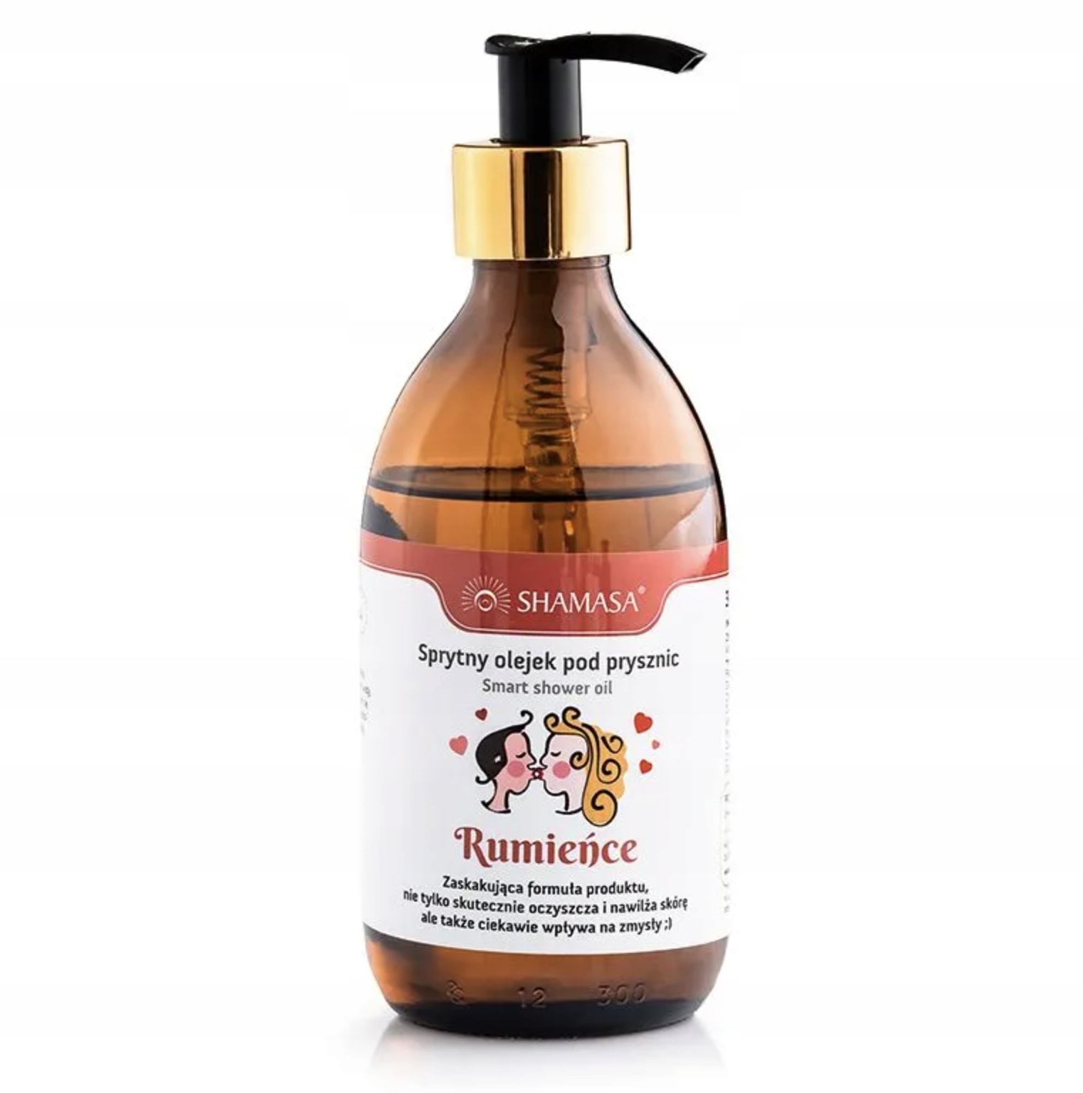 Chytrý sprchový olej Rumienice mix afrodiziak 300 ml Shamasa