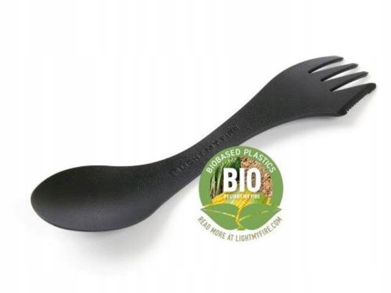 Niezbędnik turystyczny sztućce spork Light My Fire O Bio Black