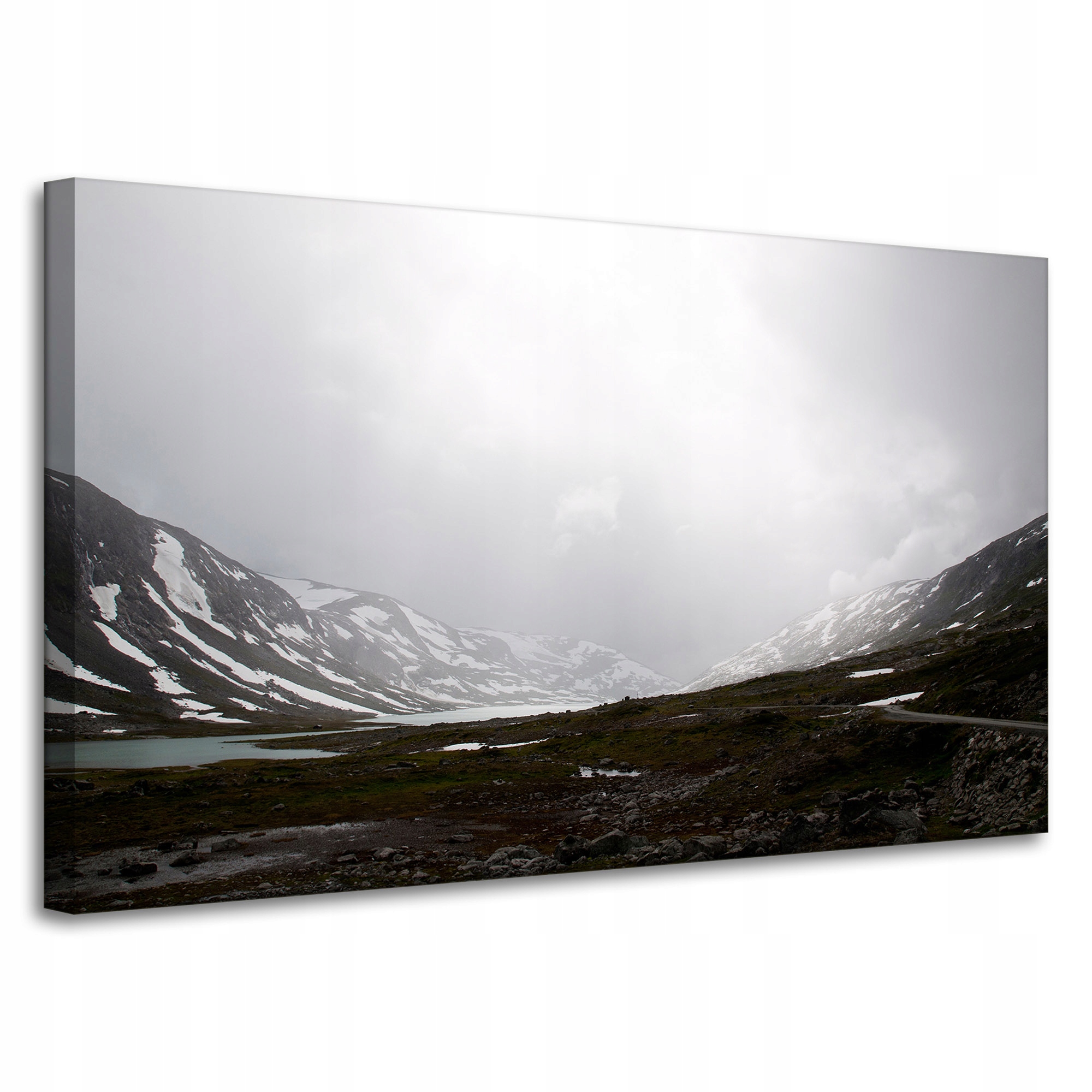 Obraz na plátně Příroda Hory V zimě Rybníky 100x60 cm