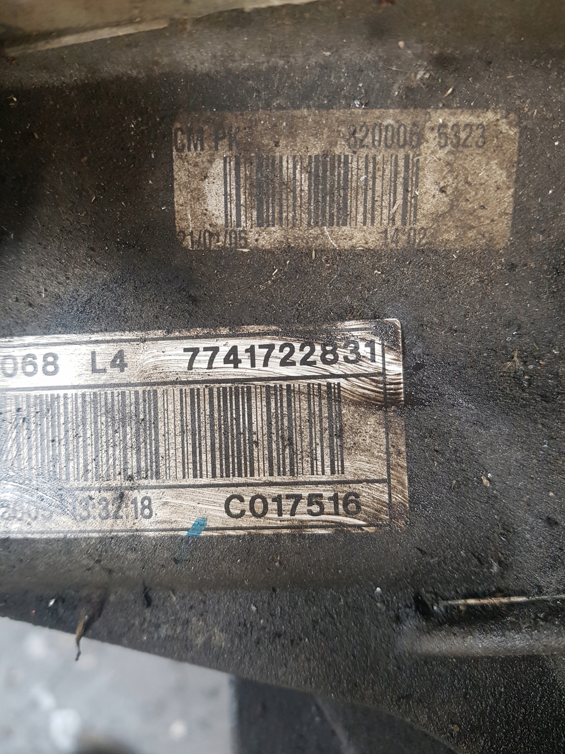 CAMBIO manuale RENAULT ESPACE 4 PK6068 1.9 DCI