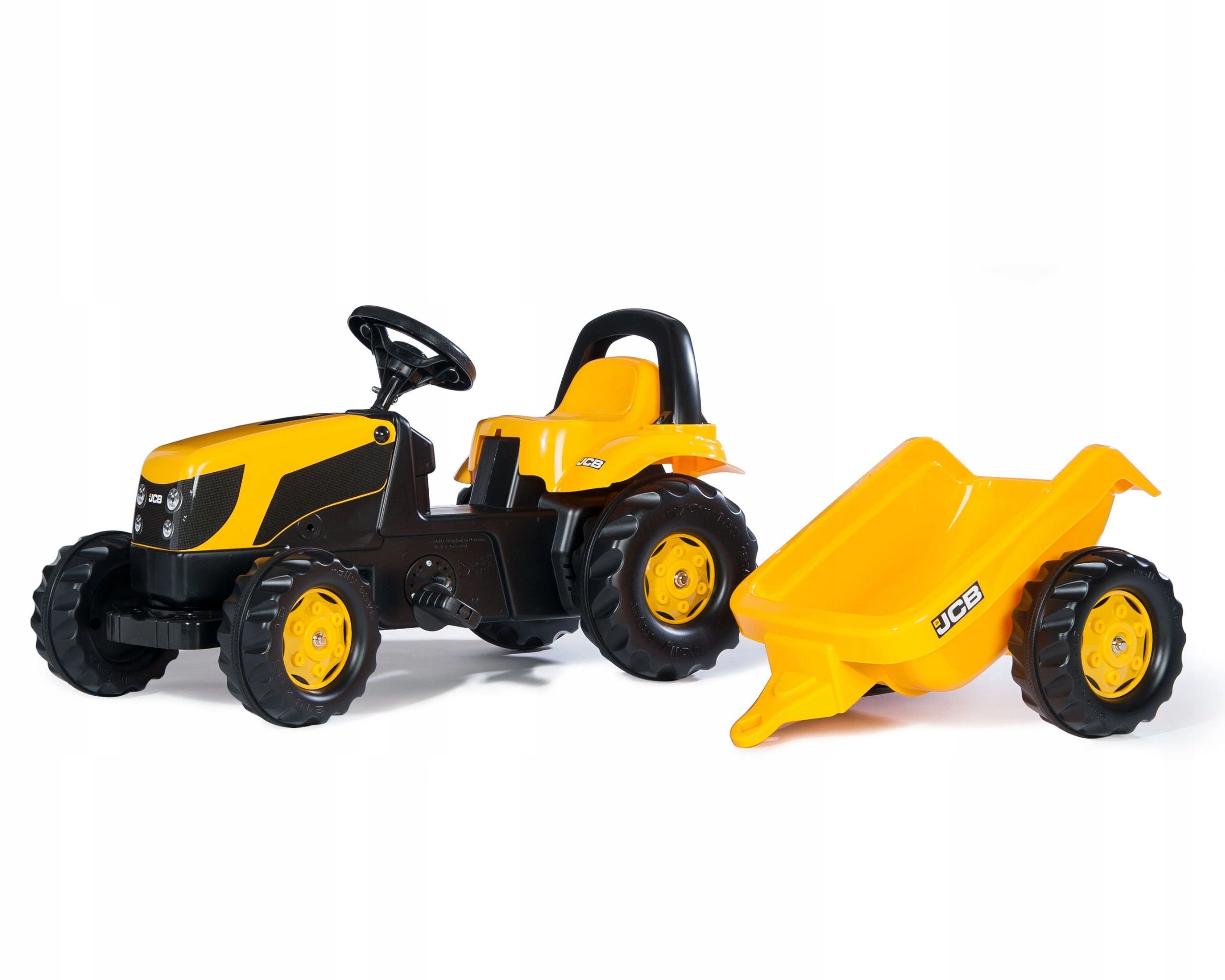 Traktor na pedały Jcb z przyczepą Rolly Toys
