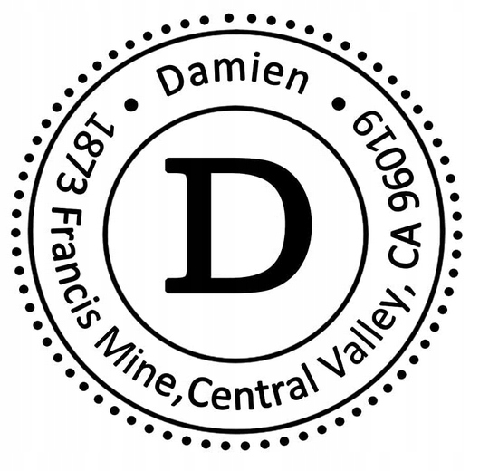 Pieczątka Colop R45 okrągła czerwona + gumka LOGO Kształt Okrągła