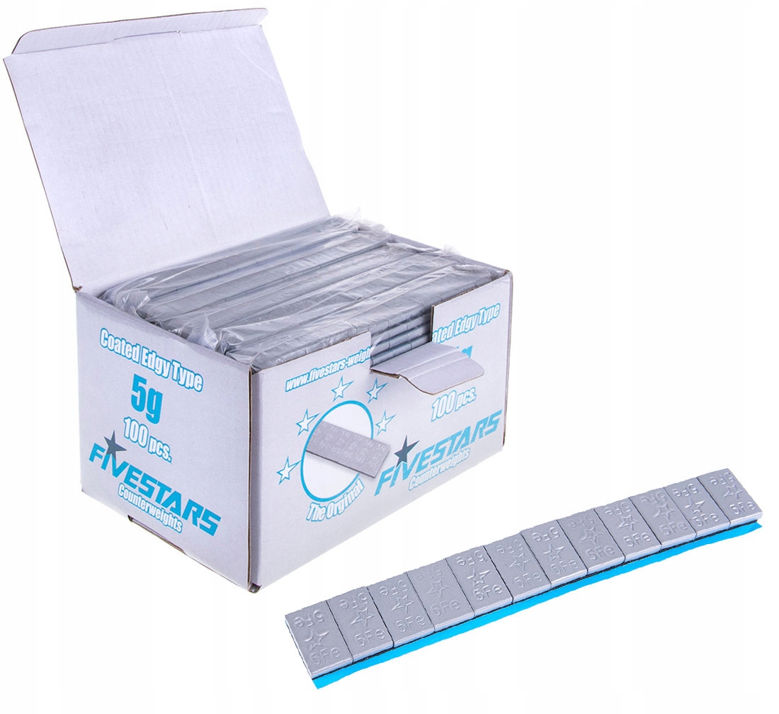 Ciezarki Klejone Powlekane FIVESTARS 400 paskow 5g Producent code 01 02 79