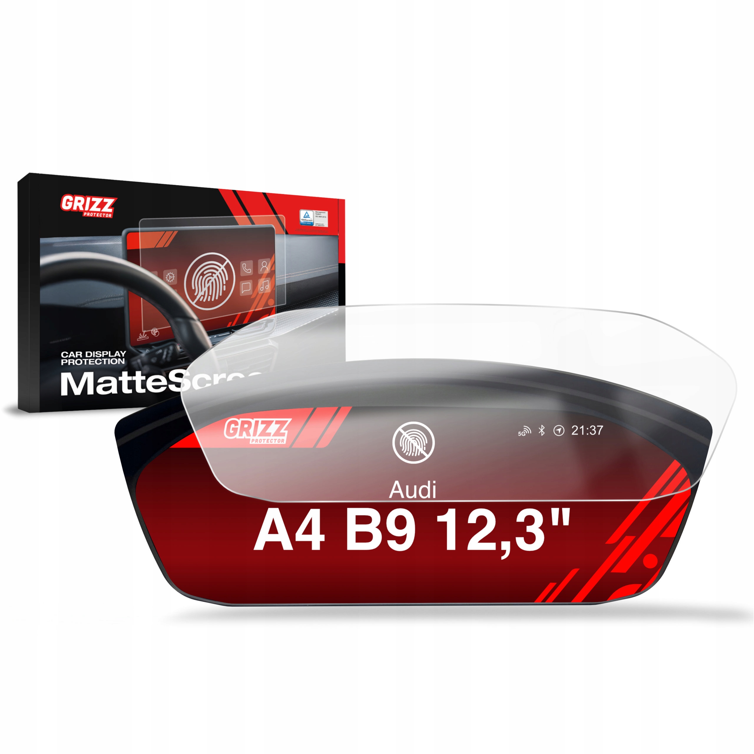 Folia Antyodciskowa do Audi A4 B9 Virtual Cockpit Plus 12,3" (2020-2024)