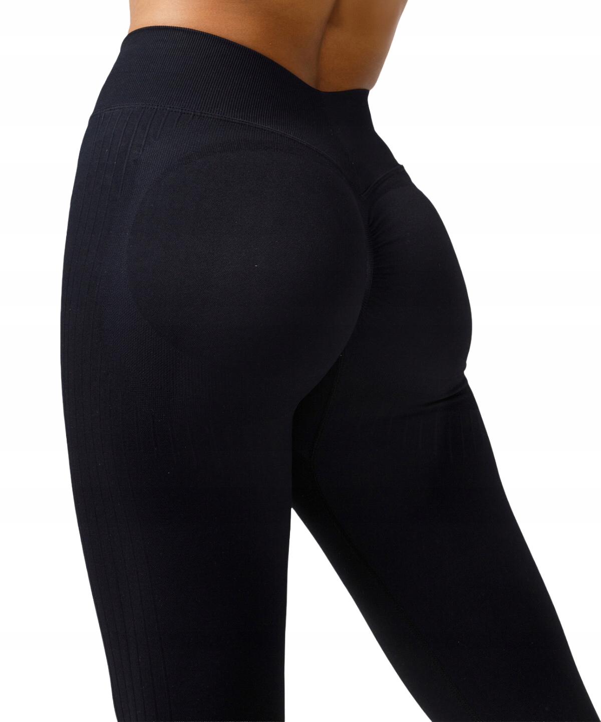 Dámské bezešvé modelovací push-up legíny Elite Carpatree černé Xs