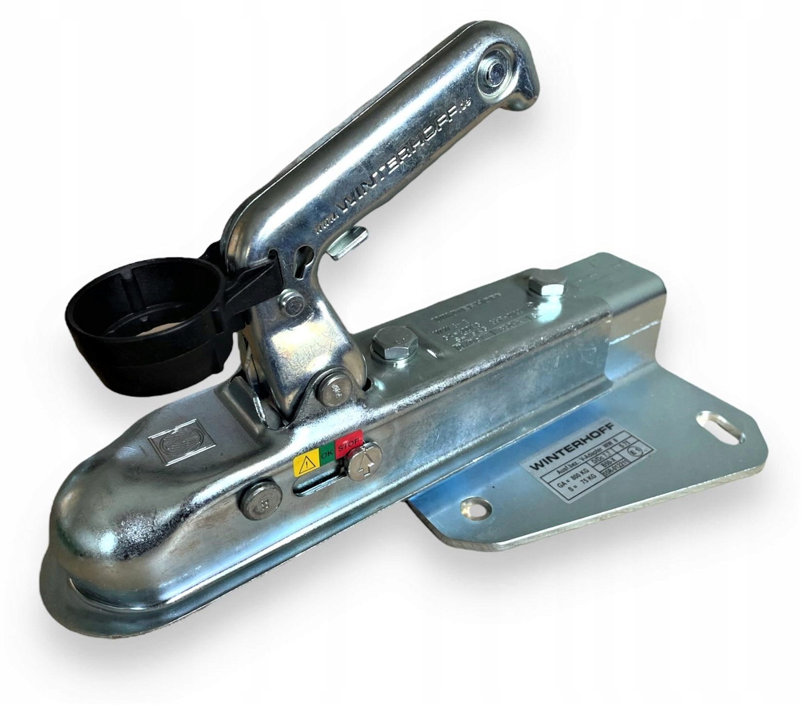 

Zaczep kulowy Winterhoff 800kg z łącznikiem dyszla