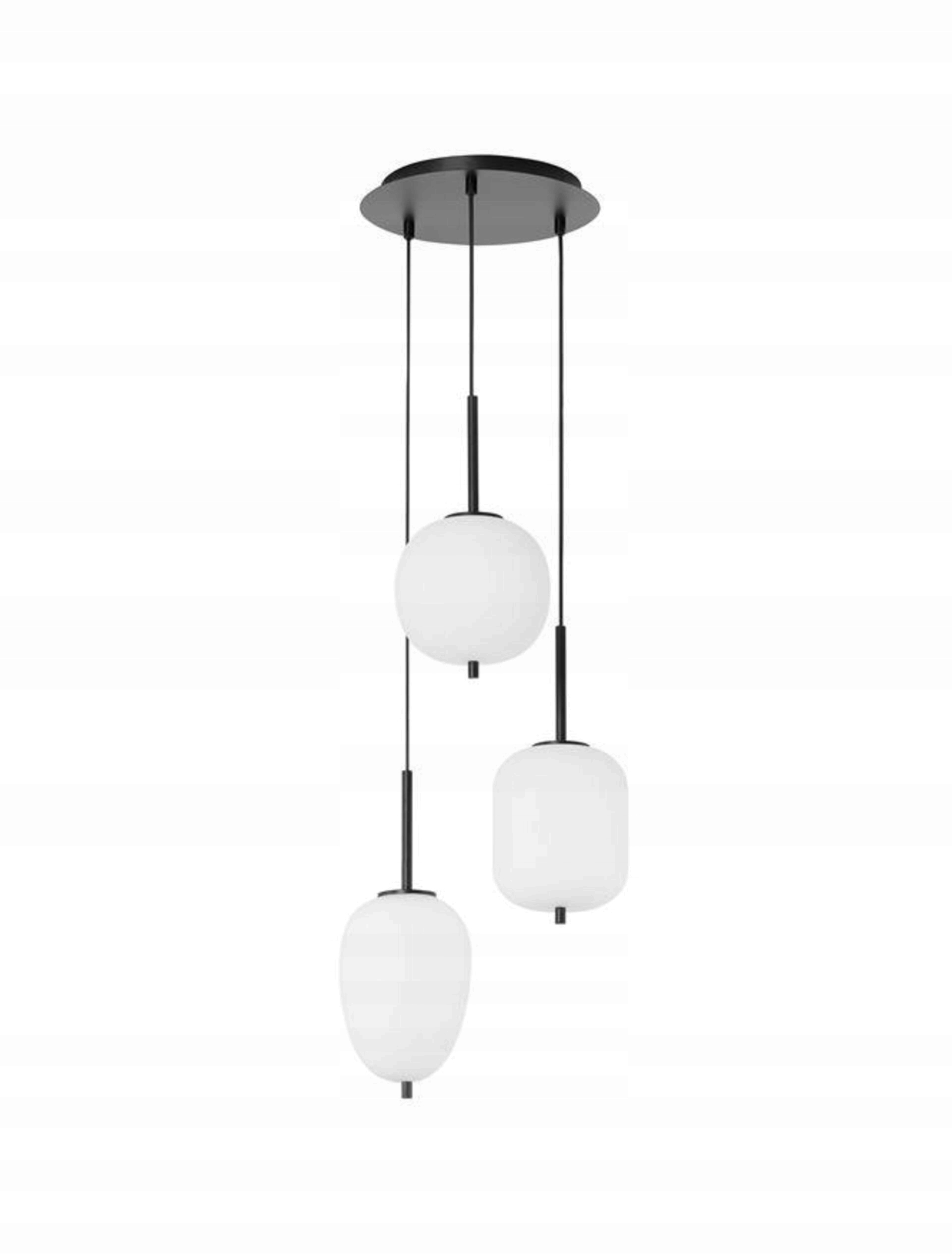 Závesné svietidlo Nova Luce Lato 3xE14 max 15W čierne IP20