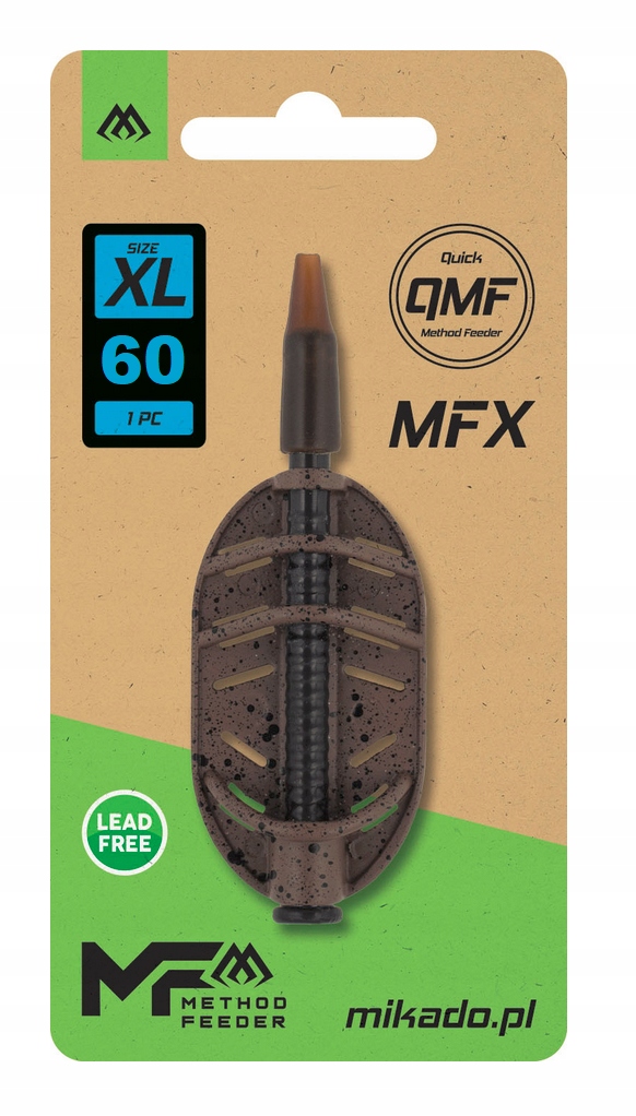 Koszyczek podajnik Mikado Method Mfx Qmf 1szt XL 60g