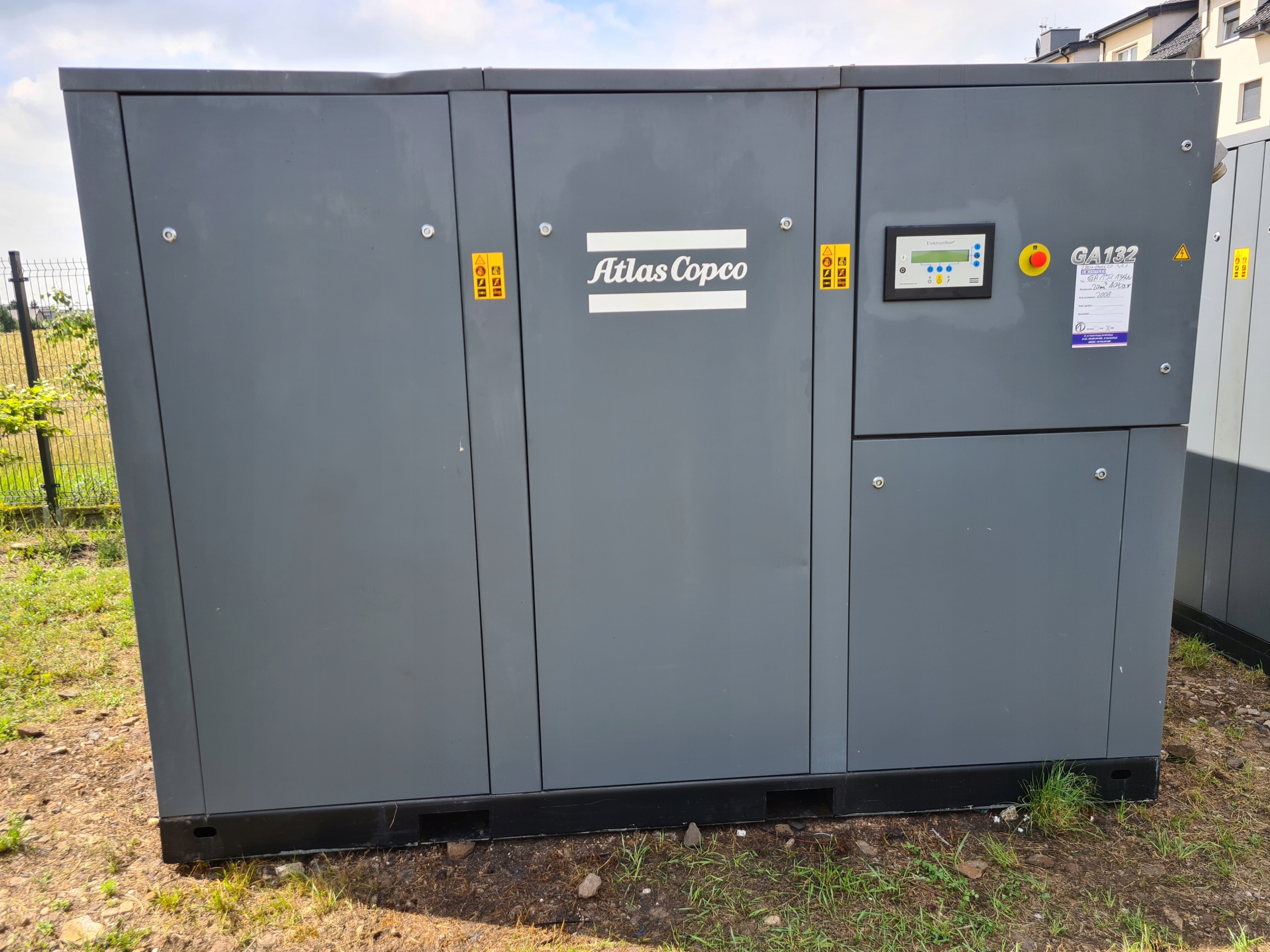 Kompresor śrubowy ATLAS COPCO GA 132