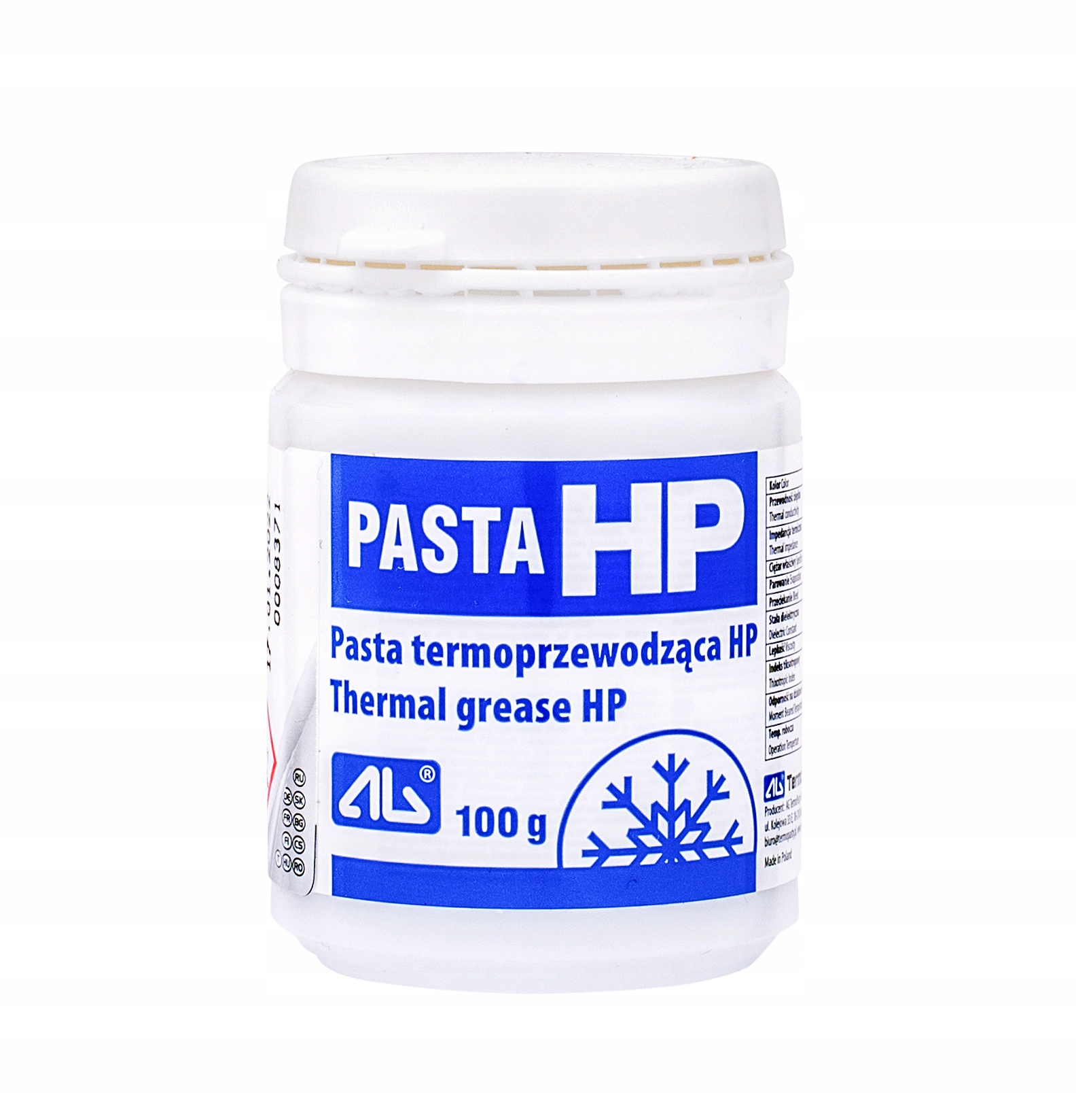 

Pasta Silikonowa Termoprzewodząca Ag Hp 100g