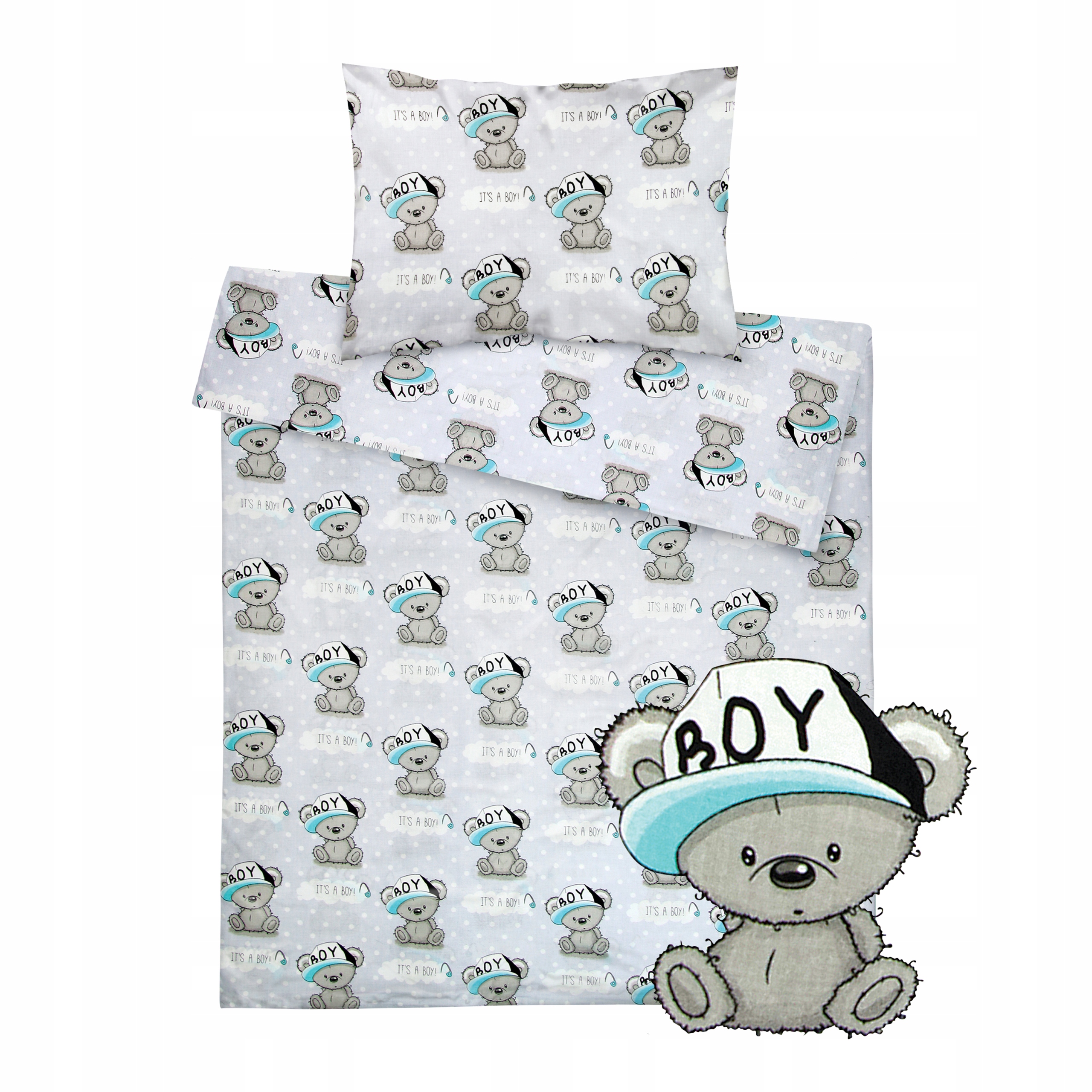 

Pościel Dziecięca 120x90 Miś Boy