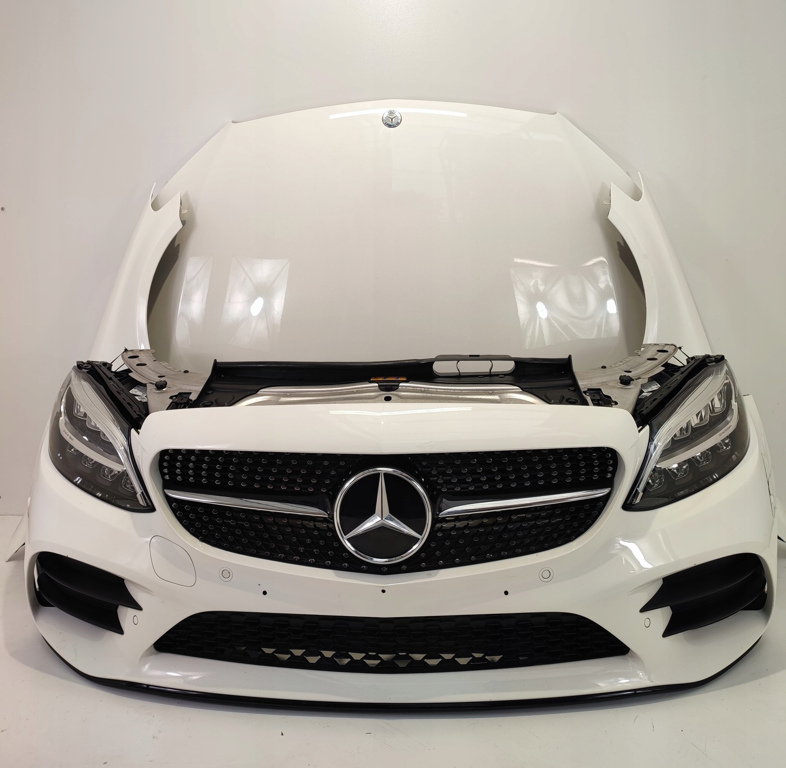 MERCEDES W205 LIFT AMG ZDERZAK MASKA CHŁODNICE 149