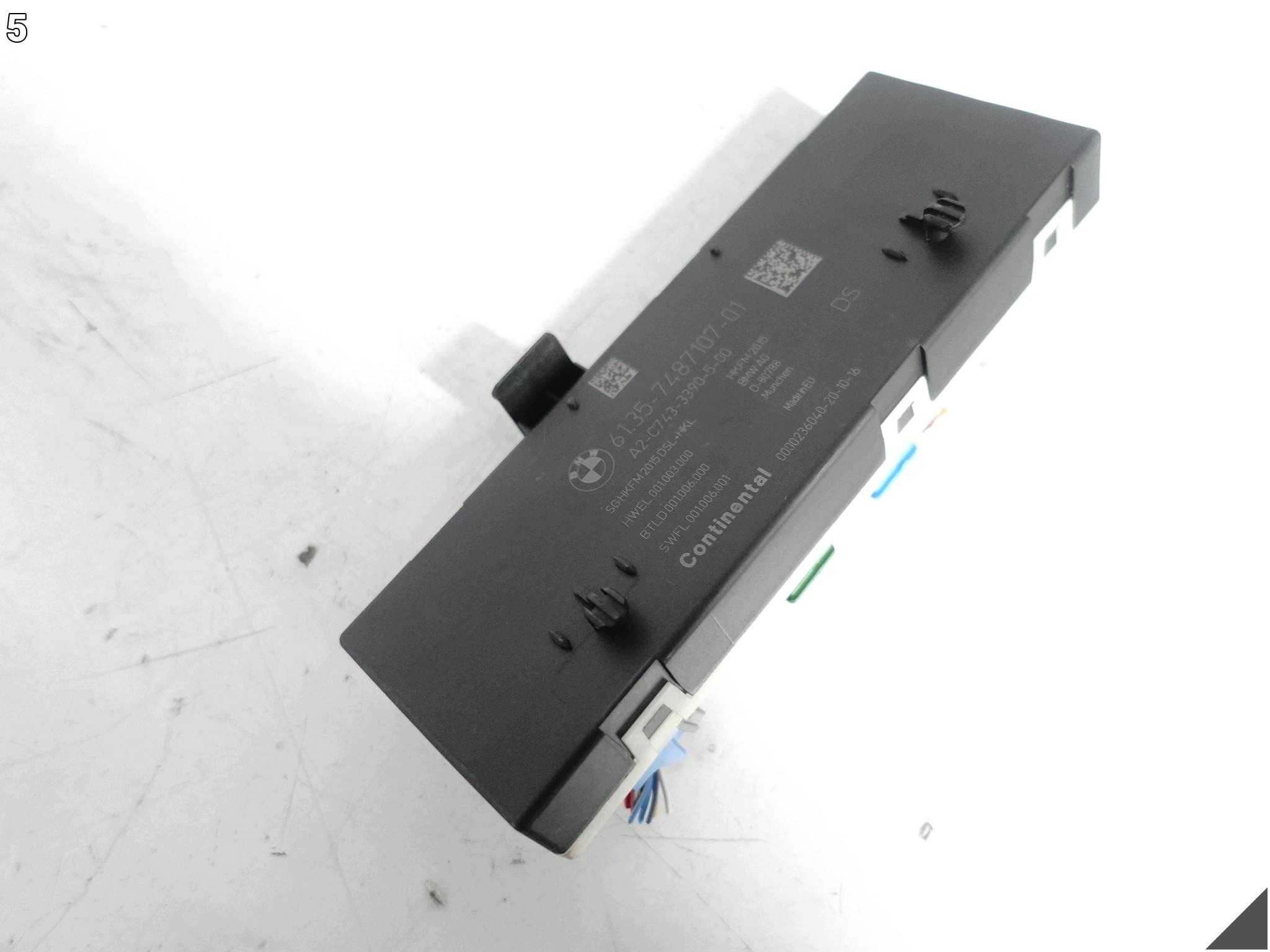 BMW 5 G31 TOURING 17-20 control unit module bonnet POKRYWY boot rear part