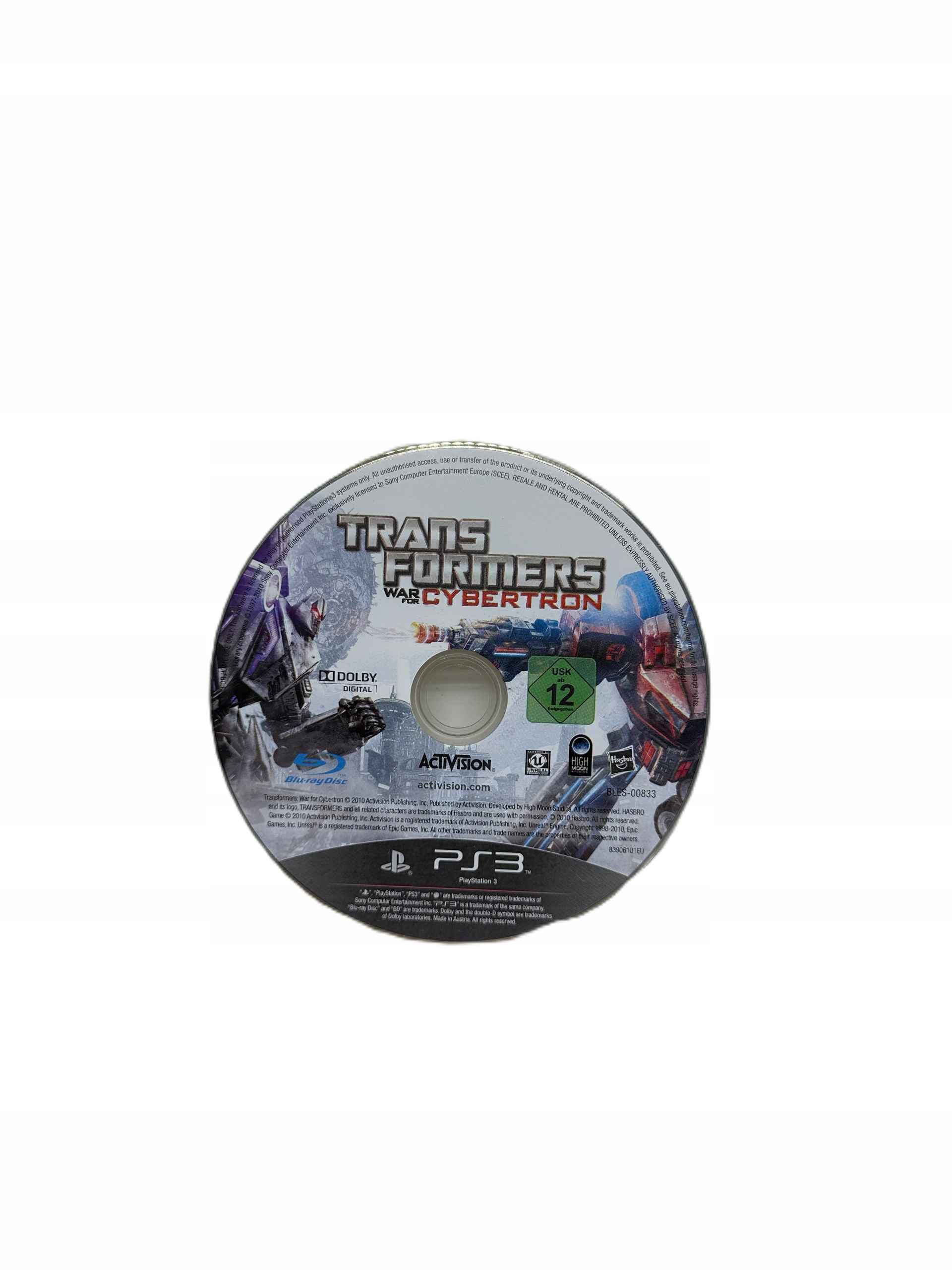 Transformers War For Cybertron PlayStation 3 (PS3)