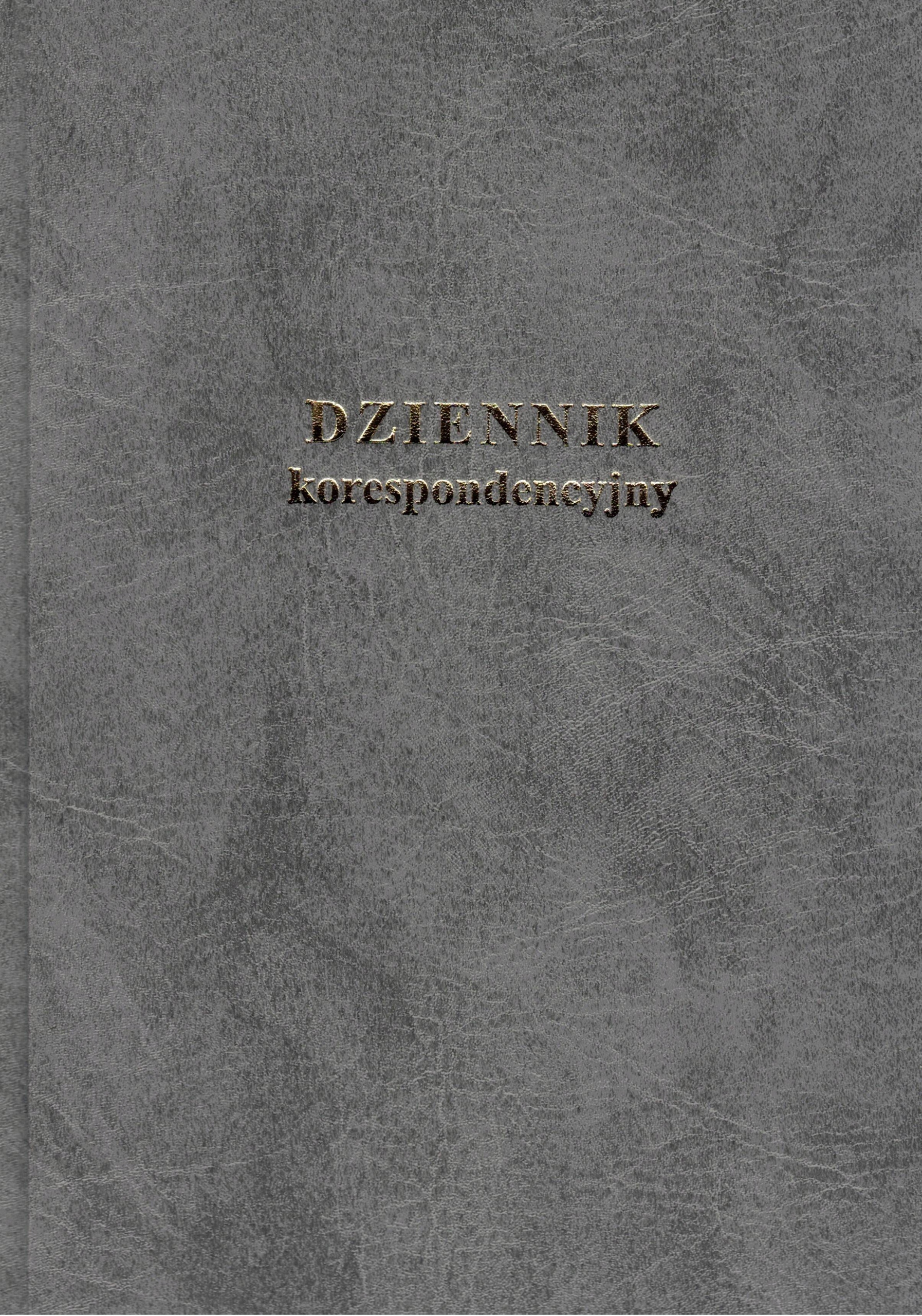 

Dziennik korespondencyjny 100 k twarda oprawa