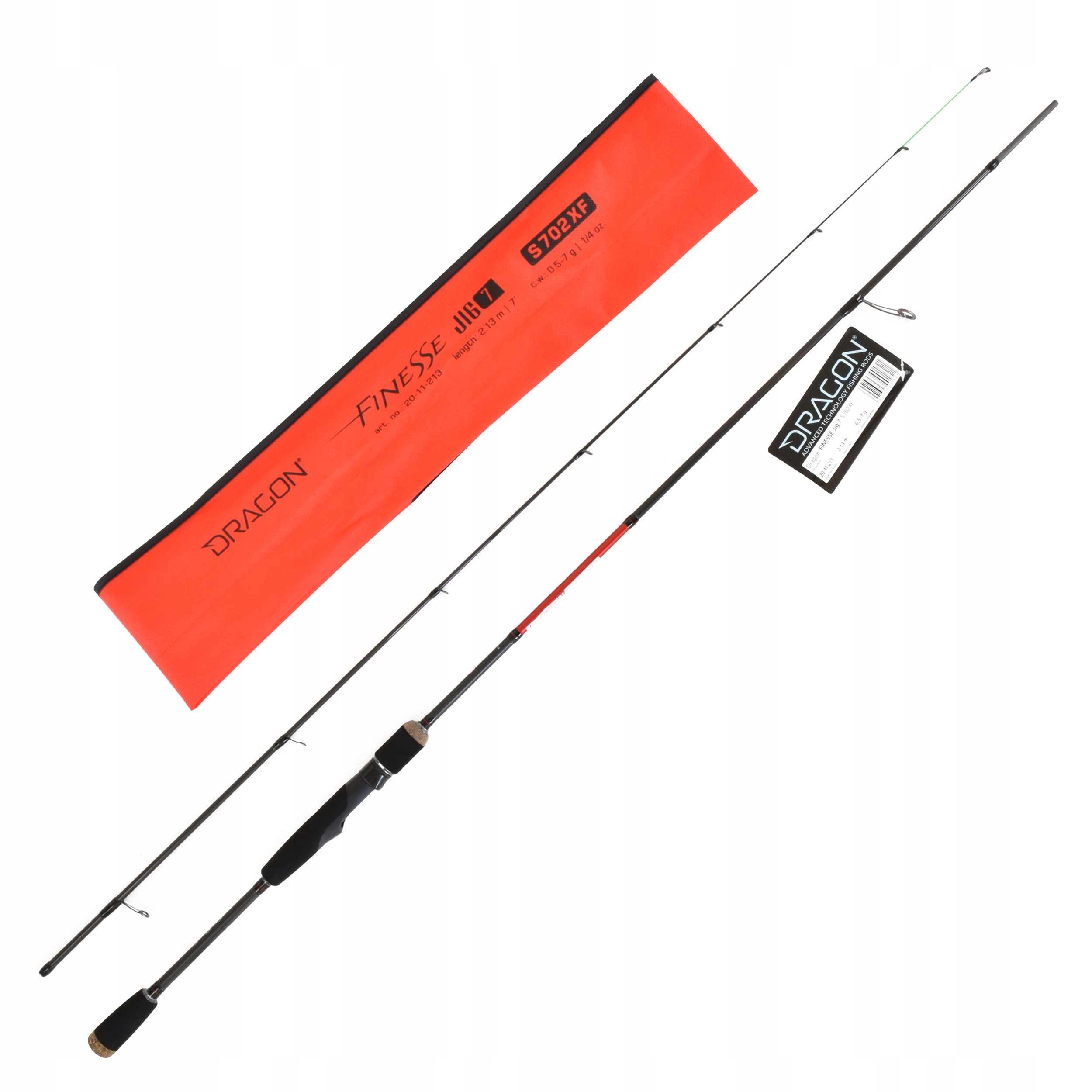 Wędka spinningowa Dragon Finesse Jig 2.13m 0,5-7g