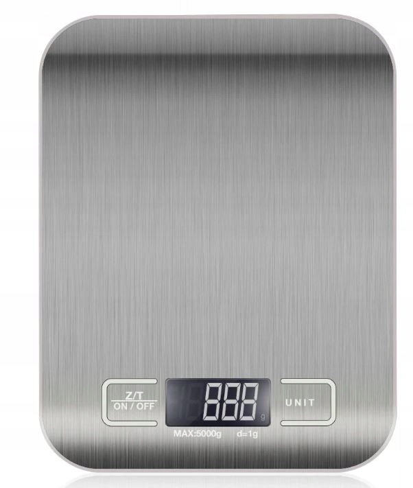 

Waga Kuchenna 5KG/1GR Stal Nierdzewna Wodoodporna
