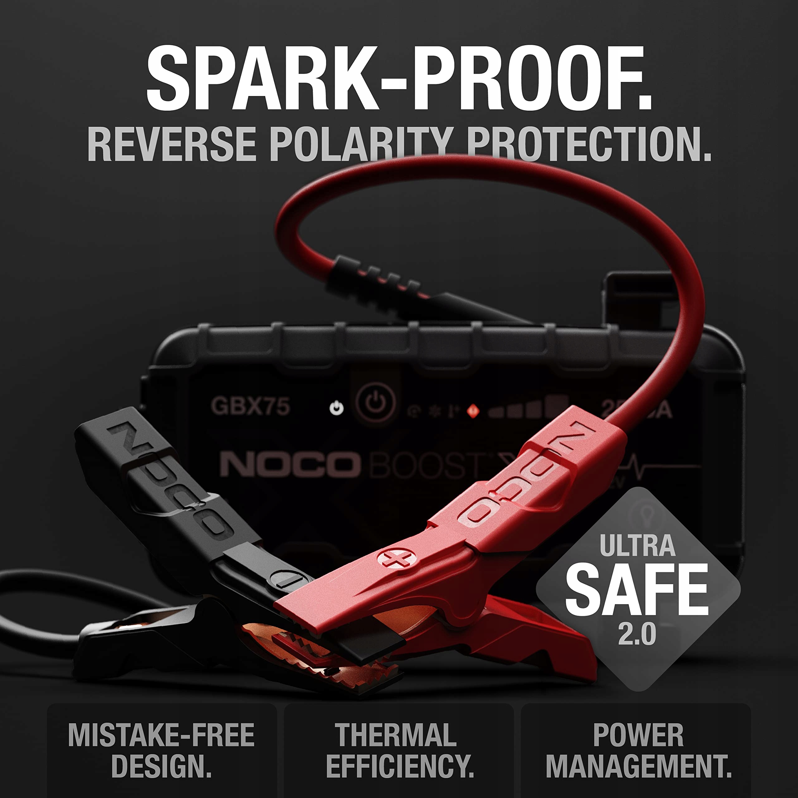 NOCO Boost X GBX75 2500A 12V Powerbank Do Akumulatorów Samochodowych — miniatura 11