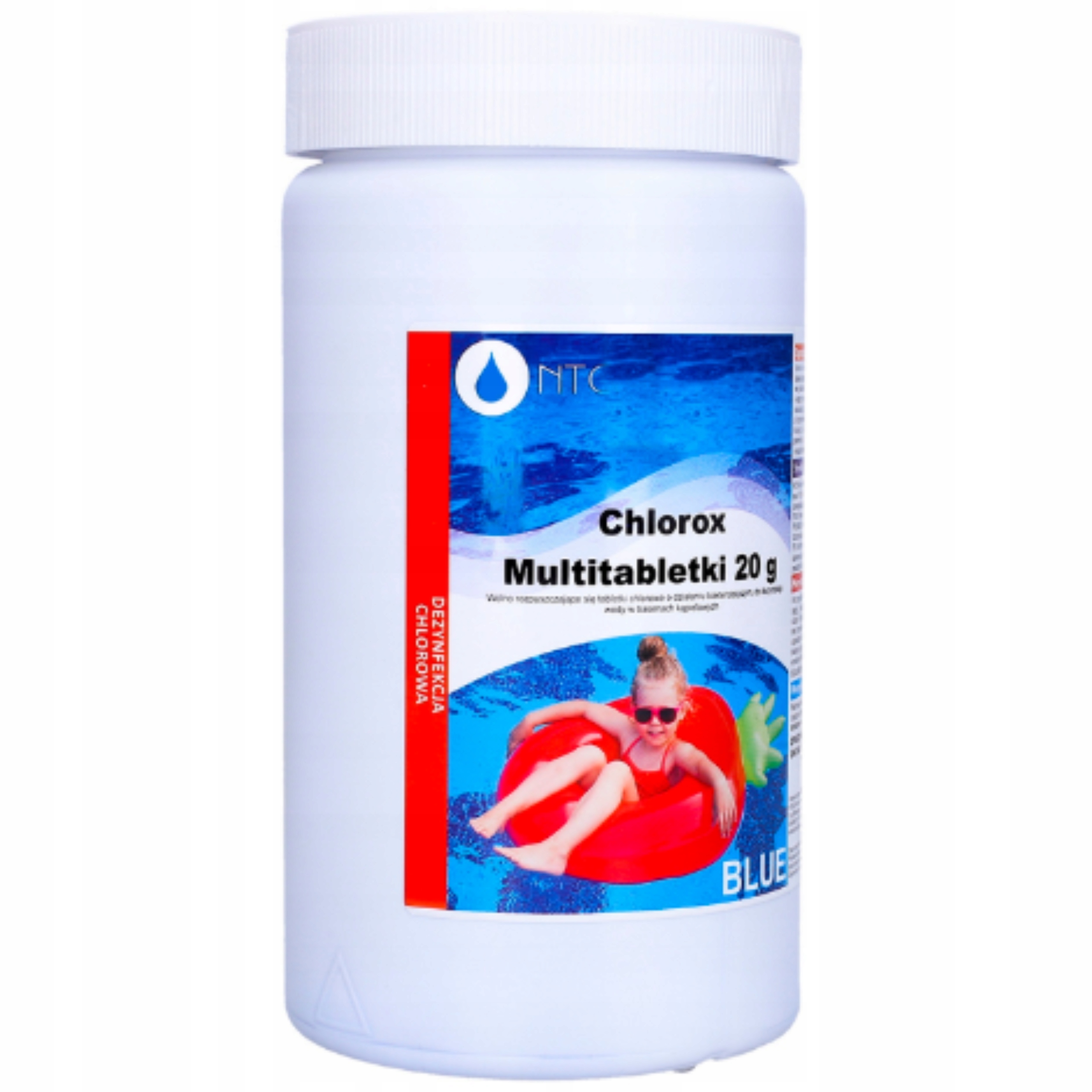 11w1 CHLOR TABLETKI BASENU 20g BLUE BASEN WODA 1kg Marka Ntce