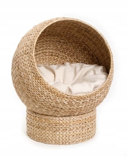 Levně Karlie Proutěný pelech Banana béžový pro kočky 47x47x6cm