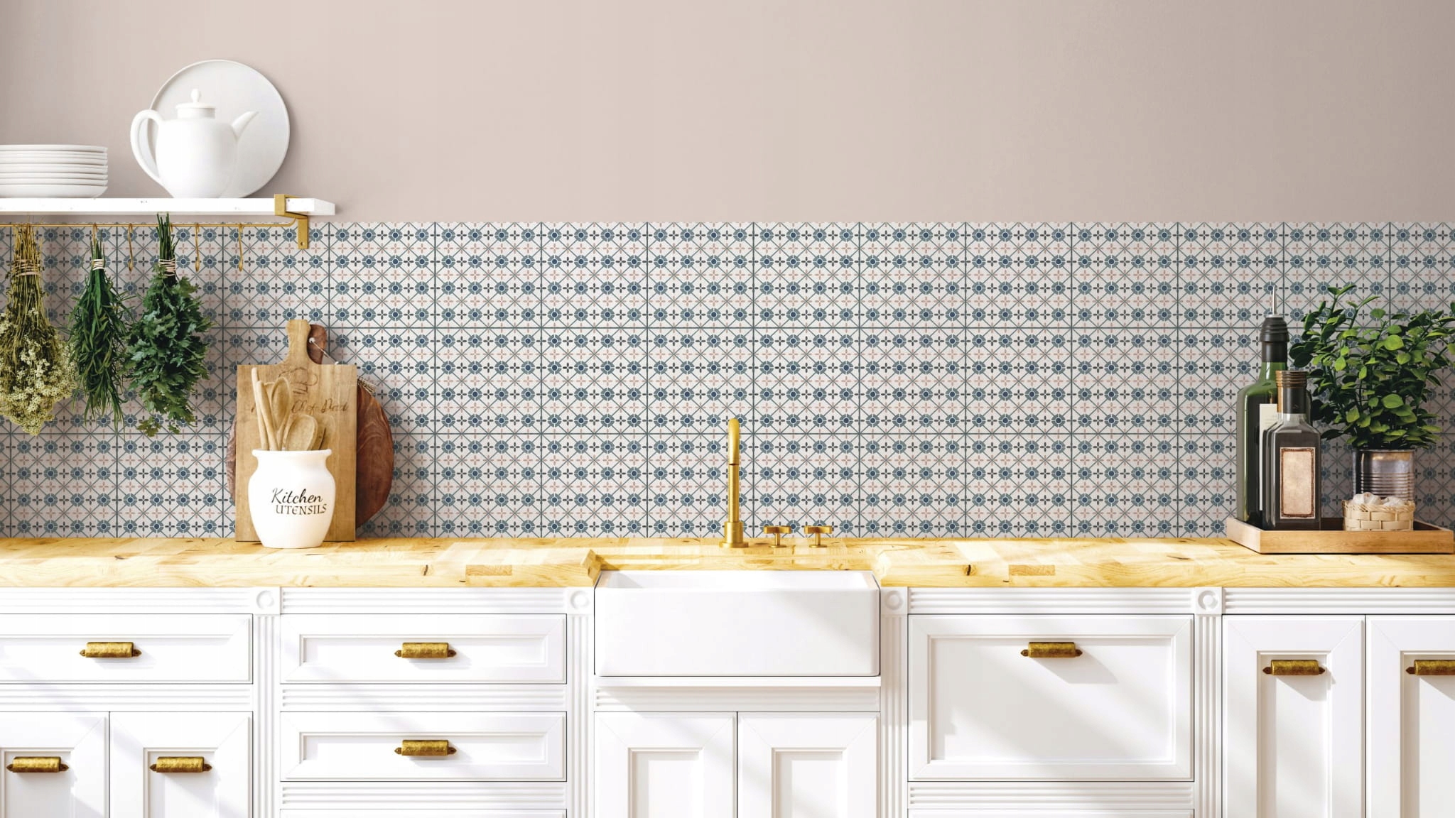 PŁYTKI MDT VERONA 45X45 PATCHWORK MYCONOS G. I Typ terakota